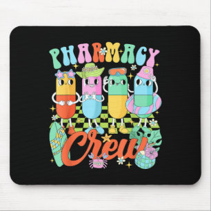 Tapis De Souris Équipe de pharmacie Vacances d'été Technicien en p