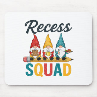 Tapis De Souris Équipe de récréation Enseignant Gnome Cour de récr
