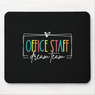 Tapis De Souris Équipe de rêve du personnel de bureau École de bur