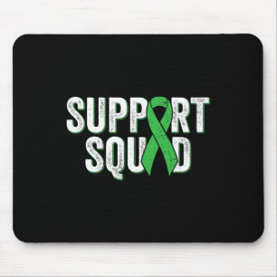 Tapis De Souris Équipe de soutien aux maladies - Ruban de sensibil