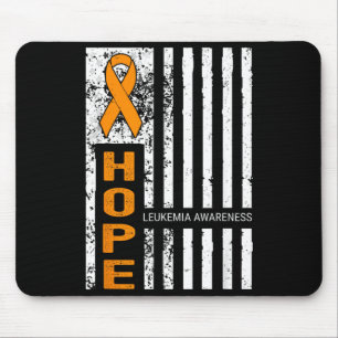 Tapis De Souris Équipe de soutien Hope Sensibilisation à la leucém