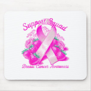 Tapis De Souris Équipe de soutien Ruban Nk Cancer Sein Femme