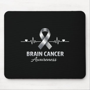 Tapis De Souris Équipe de soutien sensibilisation au cancer du cer