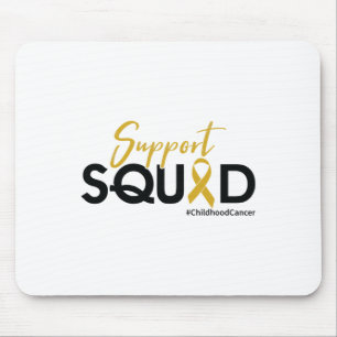 Tapis De Souris Équipe de soutien - Sensibilisation au cancer infa