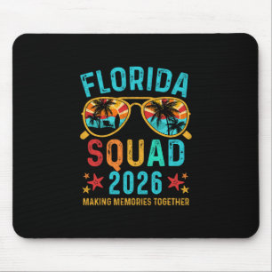 Tapis De Souris Équipe de vacances en Floride 2026 Vintag assorti