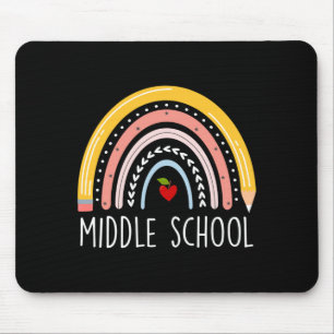 Tapis De Souris Équipe d'enseignant élève de collège masculin