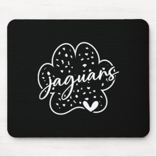Tapis De Souris Équipe d'esprit scolaire Jaguars vintage Fierté Re