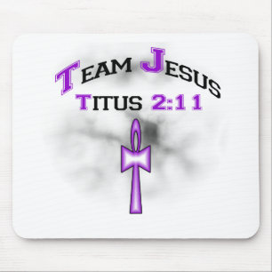 Tapis De Souris Équipe Jesus Christian Titus 211