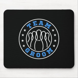 Tapis De Souris Équipe Mariée Équipe Mari Bowling Enterrement de V