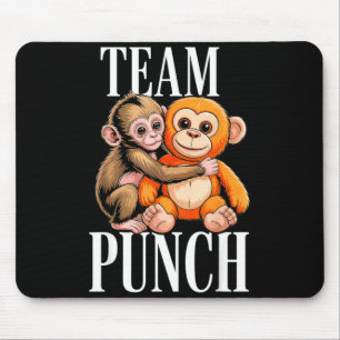 Tapis De Souris Équipe punch - bébé singe mignon Équipe punch - bé