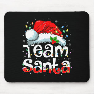 Tapis De Souris Équipe Santa Christmas Squad Pyjamas Familiaux Ass