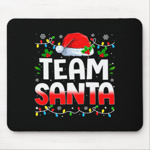 Tapis De Souris Équipe Santa Claus Noël Famille Pyjama Assorti
