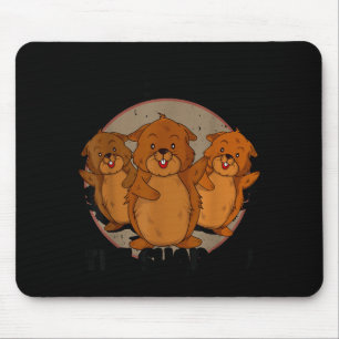 Tapis De Souris Équipe Shadow Crew Groundhog Day Respecte L'Ombre