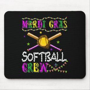 Tapis De Souris Équipement de l'équipe de la Softll Crew Mardi Gra