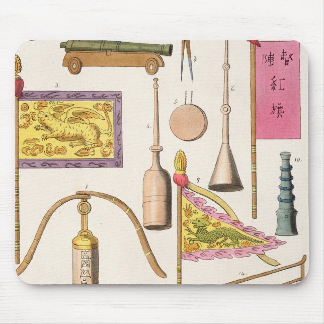 Tapis De Souris Équipement militaire chinois, illustration de 'le (Devant)