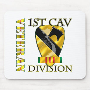 Tapis De Souris ęr Vétéran du Vietnam de Division de cavalerie