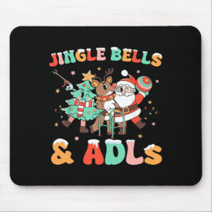 Tapis De Souris Ergothérapie Renne de Noël Santa Adls Nouveau