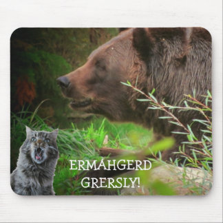 Tapis De Souris Ermahgerd Gersley! Mème de chat