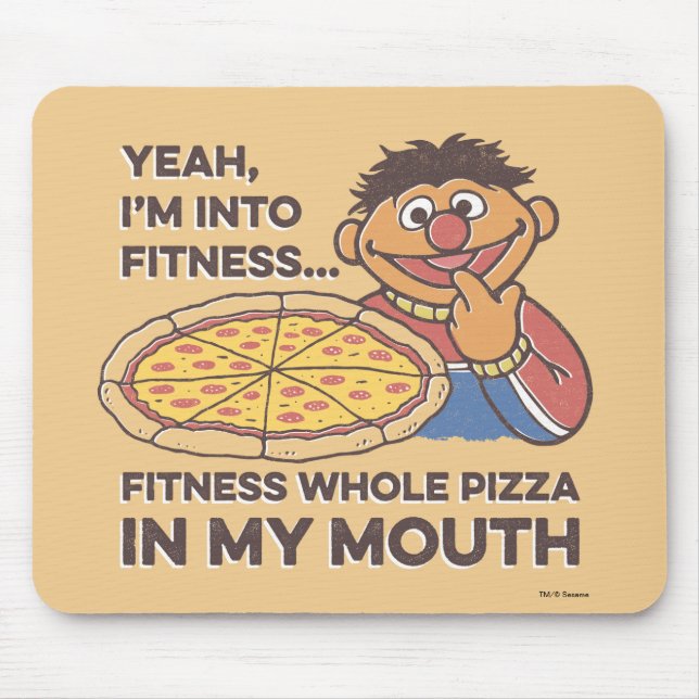 Tapis De Souris ErnieOuais, je suis dans le Fitness (Devant)