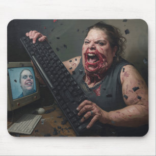 Tapis De Souris Erreur de Rage : Défaillance Système - Ctrl Alt Dé