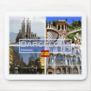 Tapis De Souris ES Espana - Spain - Barcelona - Sagrada Familia -