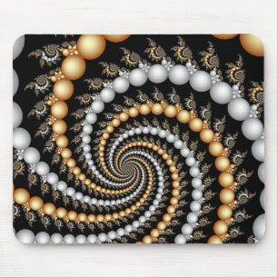 Tapis De Souris Escalier en spirale Mousepad de fractale