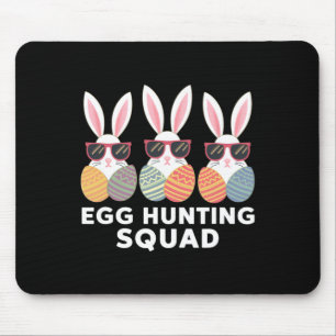 Tapis De Souris Escouade de chasse aux oeufs Garçons Filles Famill
