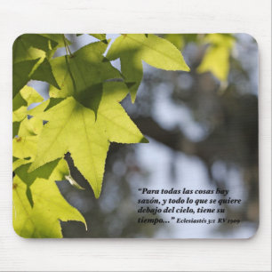 Tapis De Souris Escroquerie Hojas de 3:1 d'Eclesiastes