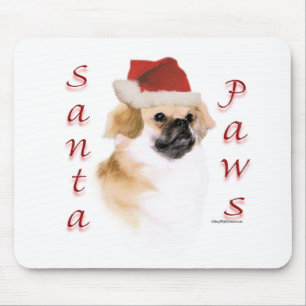 Tapis De Souris Espagnol tibétain Père Noël Paws