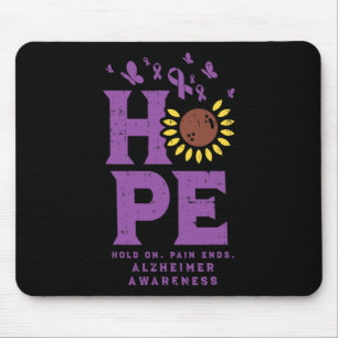 Tapis De Souris Espérons Atteindre La Douleur Fin Tournesol Heimer