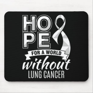 Tapis De Souris Espoir pour un monde sans cancer du poumon