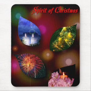 Tapis De Souris Esprit de Noël Mousepad