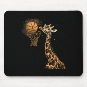 Tapis De Souris Esquisse Giraffe Slam Dunk Joueur de croquis Anima