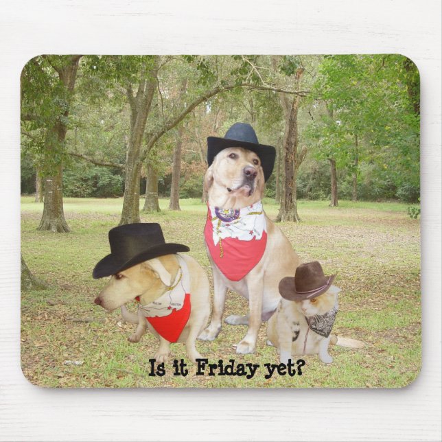Tapis De Souris Est-ce vendredi encore ? (Devant)