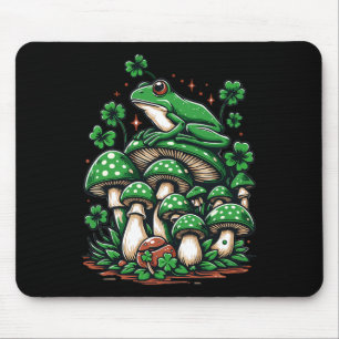 Tapis De Souris esthétique de grenouille Cottagecore sous champign