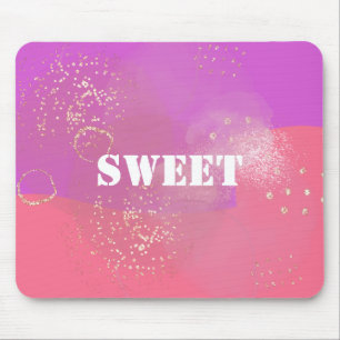 Tapis De Souris esthétique éphémère conception rose