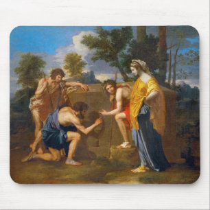 Tapis De Souris Et dans Arcadia ego, Poussin