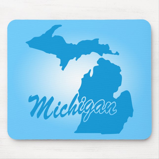 Tapis De Souris État Michigan (Devant)
