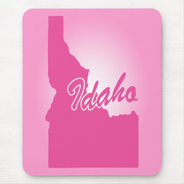 Tapis De Souris État rose Idaho (Devant)