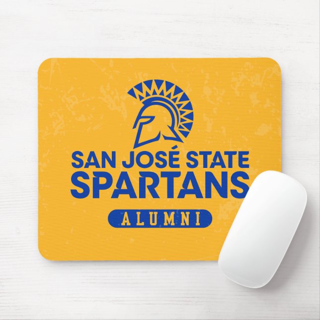 Tapis De Souris État Spartans de San Jose affligé (Avec souris)