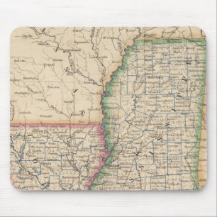 Tapis De Souris États du Mississippi et de Louisiane