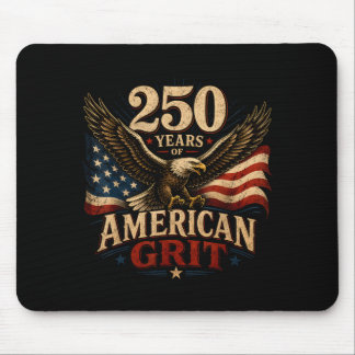 Tapis De Souris États-Unis 250 ans quatrième juillet patriotique 1