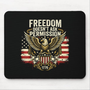 Tapis De Souris États-Unis 250 ans quatrième juillet patriotique 1