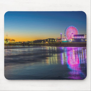 Tapis De Souris États-Unis, Californie, Los Angeles, Santa Monica 