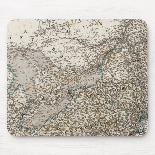Tapis De Souris États-Unis d'Amérique Nord-Est (Devant)