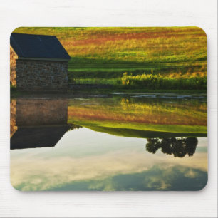 Tapis De Souris États-Unis, Delaware, Wilmington. Grange en pierre