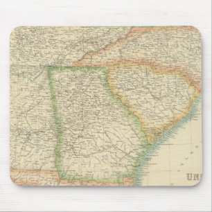 Tapis De Souris États-Unis du Sud-Est