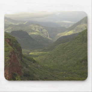 Tapis De Souris États-Unis, Hawaï, Kauai, Vue sur le canyon. (RF)