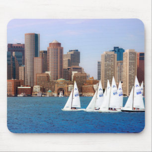 Tapis De Souris États-Unis, Massachusetts. Skyline 4 de Boston Wat