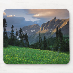 Tapis De Souris États-Unis, Montana, Glacier National Park, Logan 